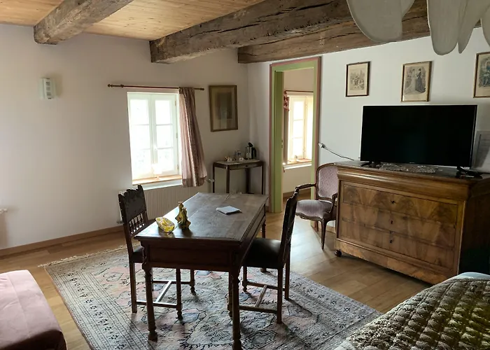 Le Chateau De Failloux, Piscine Interieure, Sauna Oda ve Kahvaltı